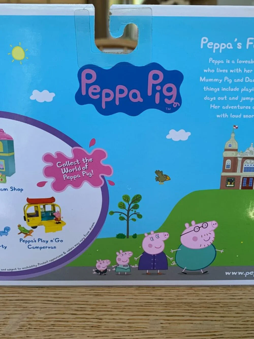Peppa Pig dressed outing sure